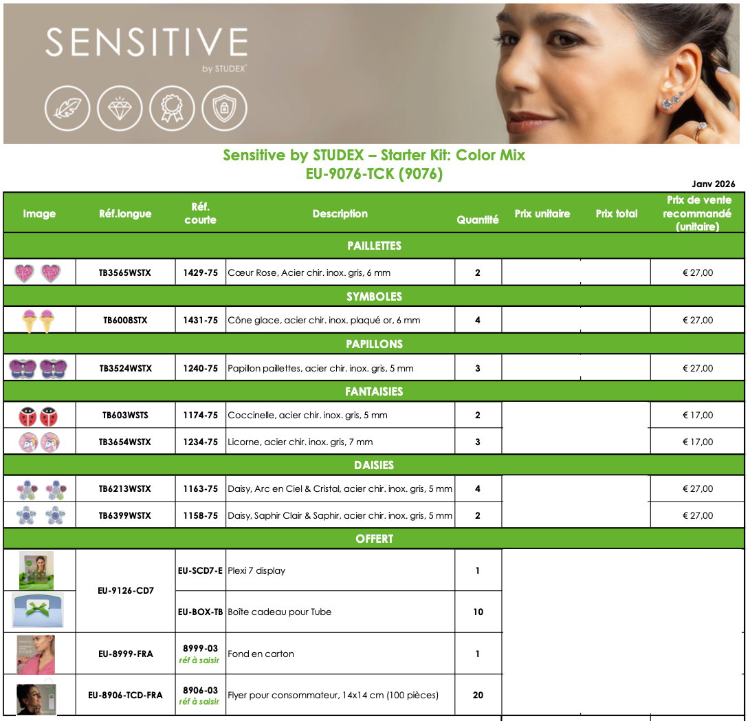 9076 - Kit Plexi 7 - Color Mix - 20 tubes